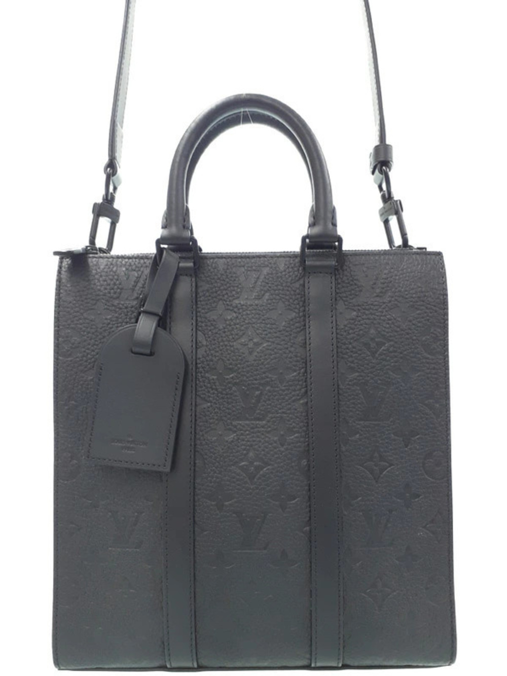 Louis Vuitton Taurillon Monogram Sac Plat Cross Bag